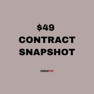$49 Contract Snapshot
